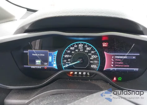 2013 Ford C-Max Hybrid Sel из США, поврежденный, VIN 1FADP5BU6DL522278